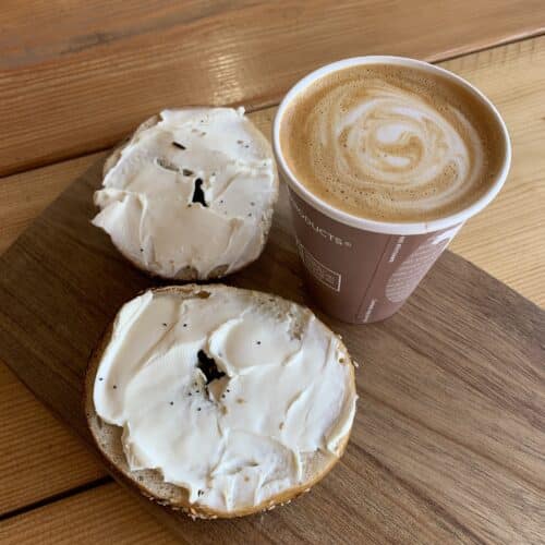Coffee bagel